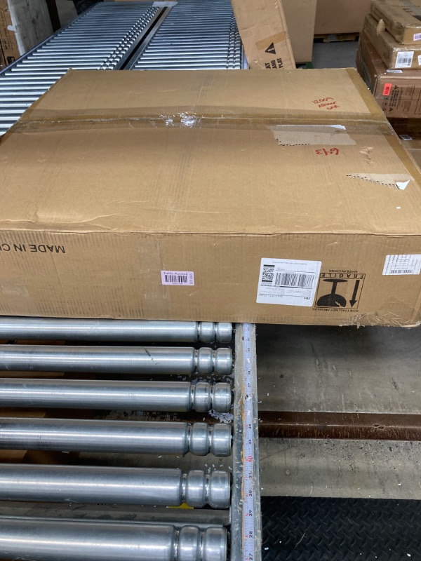 Photo 1 of ***MISSING PARTS, MINOR DAMAGE TO PARTS*** IDEQUY Led 32" Ring Crystal Chandelier, Modern Chandeliers Lighting and Hanging Ring Adjustable, Stainless Steel Ceiling Light Fixture for Living Room Dining Room Bedroom Silver-D32inch