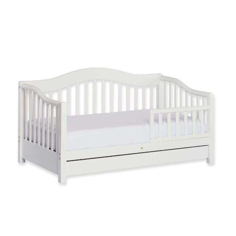 Photo 1 of  Toddler Day Bed in White, Greenguard Gold Certified 54x30x29 Inch (Pack of 1)