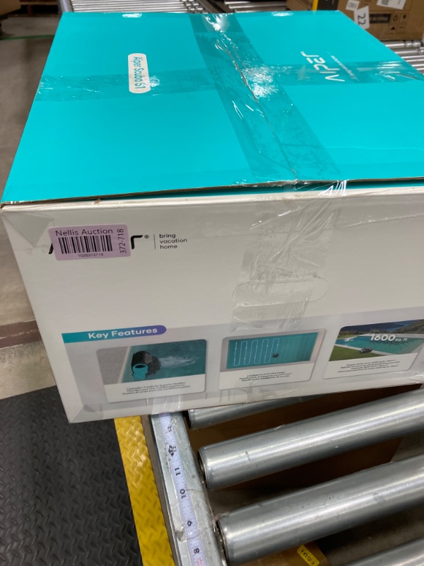 Photo 1 of AIPER Cordless Pool Cleaner Robot for In-ground Pools, Pool Vacuum, Wall Climbing and WavePath Navigation Cleaning for Pools up to 1600 Sq.ft, 2.5 Hours Battery Time-Scuba S1