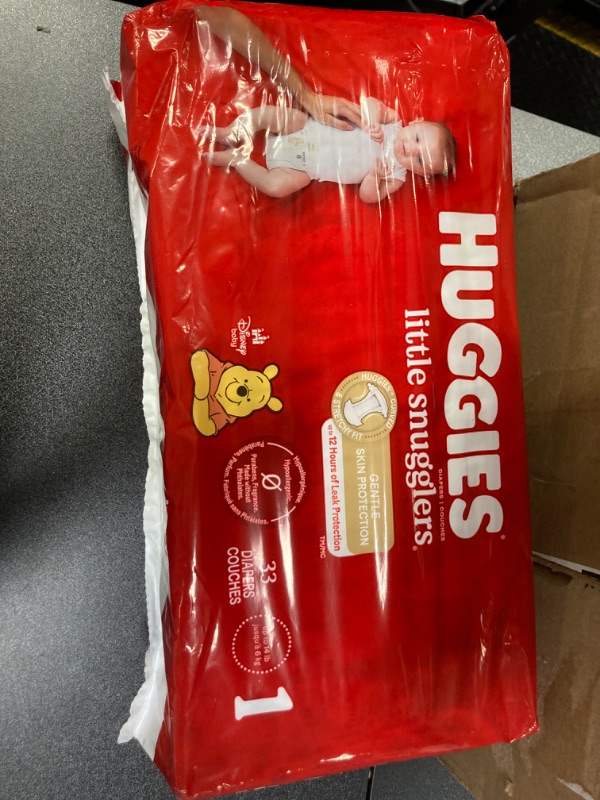 Photo 1 of Huggies Little Snugglers Diapers Pack, Size 1