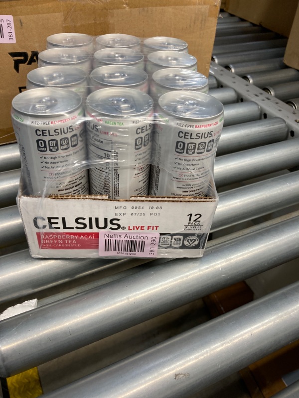 Photo 2 of Celsius RTD Green Tea Raspberry, 12 Ounce https://a.co/d/0qj1C2G