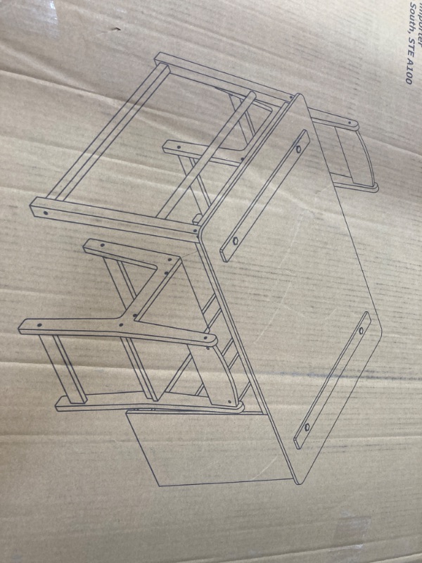 Photo 1 of GDLF Kids Art Table and Chairs Set Craft Table with Large Storage Desk and Portable Art Supply Organizer for Children Ages 8-12, 47" L x 30" W https://a.co/d/3M1ppsj