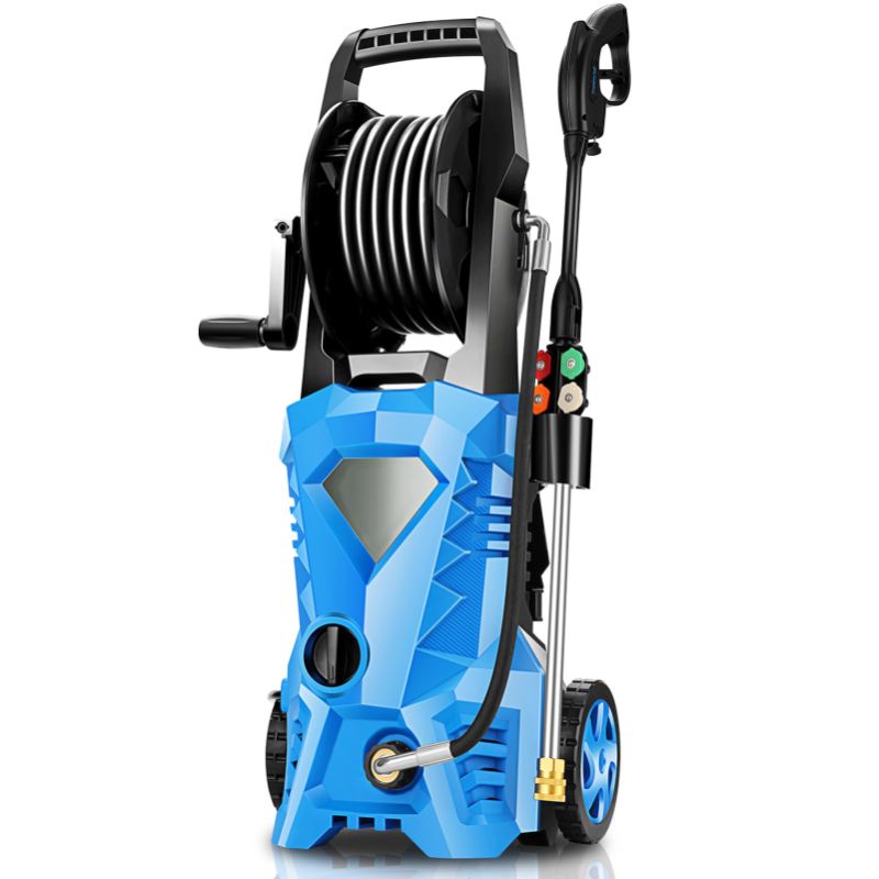 Photo 1 of 4000 PSI Electric Pressure Washer 2024 Newest 2.8 GPM High Power Washer with 4 Pressure Nozzle and Foam Cannon, powerwashers for Home, Car Washing, Fence Cleaning, Patio, Blue