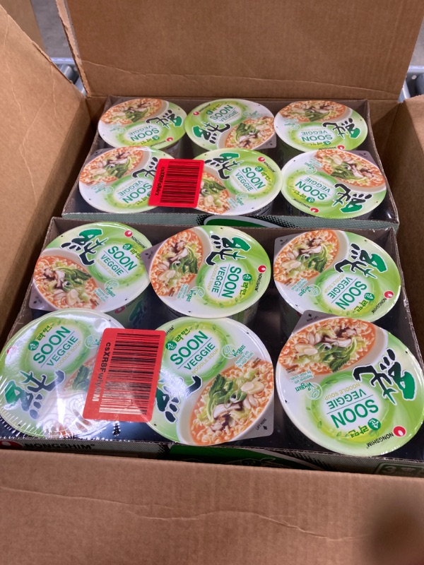 Photo 2 of *Bundle Deal*
Nongshim Soon Veggie Vegan 2.6 Ounce (6 Packs of 6)