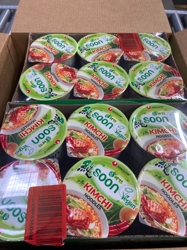 Photo 2 of *Bundle Deal
Nongshim Soon Kimchi Vegan 2.64 Ounce (6 Packs of 6)