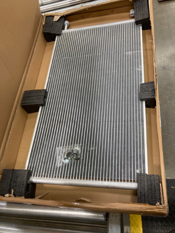 Photo 2 of A-Premium Air Conditioning A/C Condenser Compatible with Cadillac Escalade ESV & Chevrolet Silverado 1500/2500/3500, Suburban 1500/2500/3500, Tahoe & Hummer H1, H2 & More, Replace# 20913751, 25967385