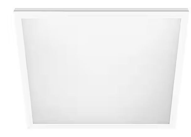 Photo 1 of 2 ft. x 2 ft. 4250 Lumens Integrated LED Flat Panel Light with Color Change 5CCT Non-Dimmable White Ceiling Flush Mount