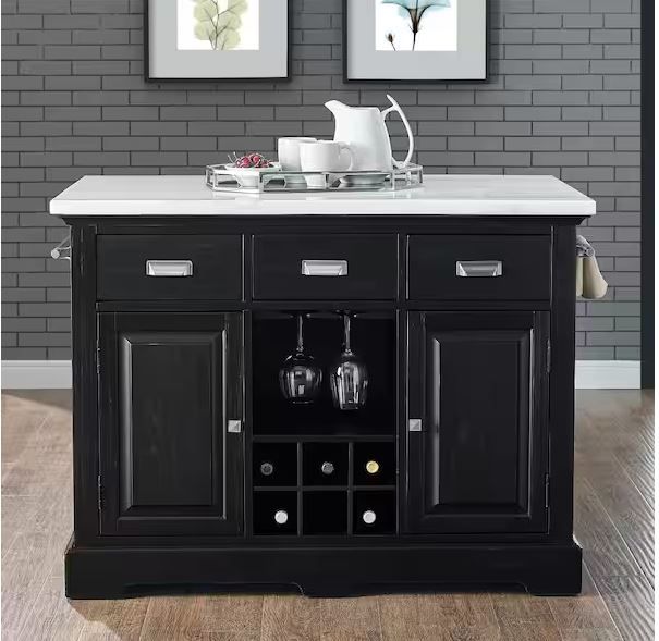 Photo 1 of 
Aspen Ebony Kitchen Island Cart