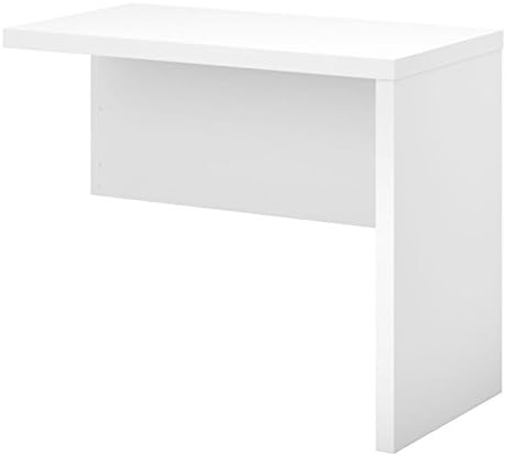 Photo 1 of BBF Echo 36W Desk Return in Pure White - Engineered Wood