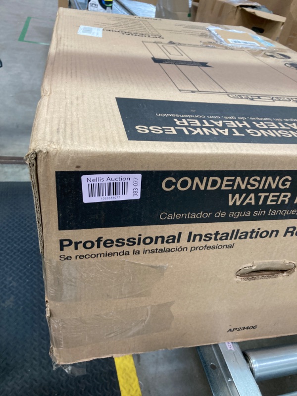 Photo 3 of Rheem RTGH-95DVLN-3 RTGH Series 9.5 GPM 199,900 BTU 120 Volt Residential Indoor Natural Gas Tankless Water Heater Stainless Steel