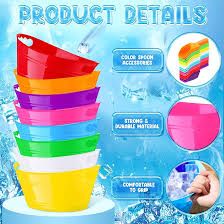 Photo 1 of *MISSING PARTS* Ice Buckets Bulk Plastic Oval Storage Tub with Handles Champagne Beverage Chiller Bucket with Ice Scoops for Cocktail Bar Party Wine Beer Bottle Cooler,4.5 Liter (Colorful)