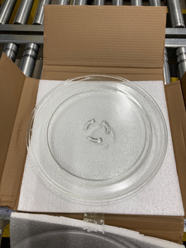 Photo 2 of 14.2" Microwave Glass Plate for Samsung Microwave Plate Replacement Microwave Glass Plate for Whirlpool Microwave Glass Turntable 14"