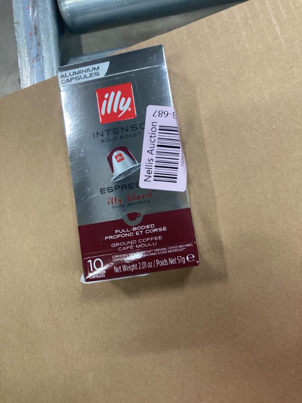 Photo 1 of illy Espresso Intenso Coffee, Classic Roast (Medium Roast) (10-Count single serve capsules, compatible with Nespresso Original Line System coffee machines)