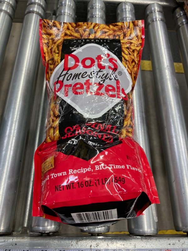 Photo 2 of *PACK OF 2* Dot's Pretzels Original Seasoned Pretzel Twists, Healthy Kids Snacks, 16oz Grocery Sized Bag