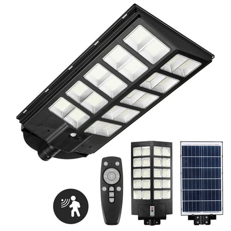 Photo 1 of BLITZWILL 4000W Solar Street Lights Outdoor 90000LM 800 LED Security Flood Lights Motion Sensor Waterproof Dusk to Dawn Solar Lamp with Remote Contr
