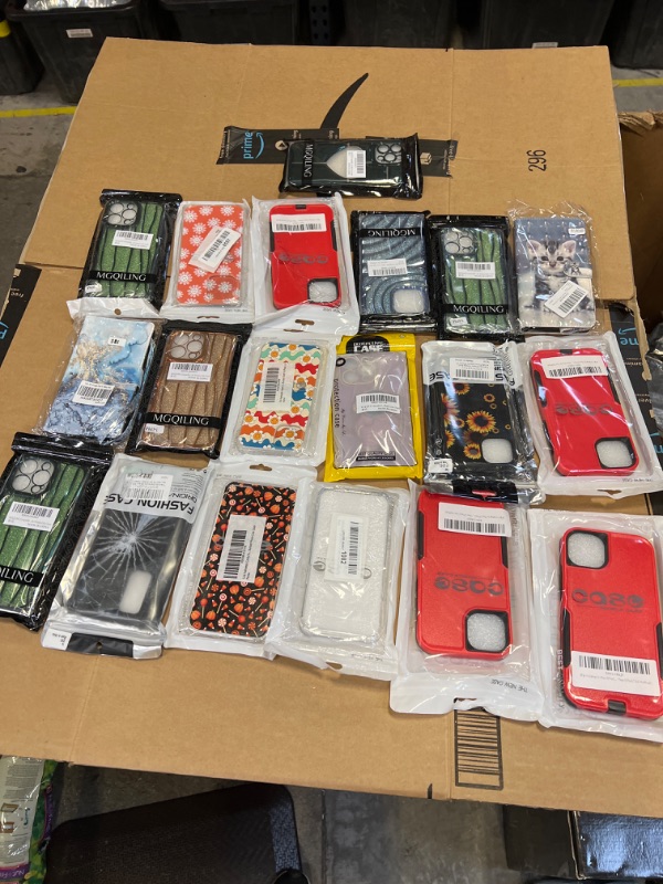 Photo 1 of bag of phone cases 