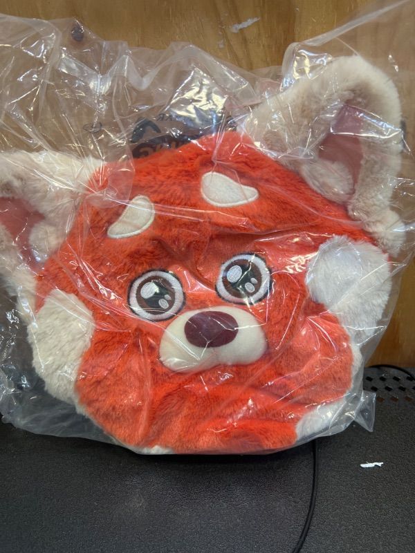 Photo 2 of Disney and Pixar Turning Red Meilin Lee Reversible 11-inch Plushie Character Head, Officially Licensed Kids Toys for Ages 3 Up by Just Play