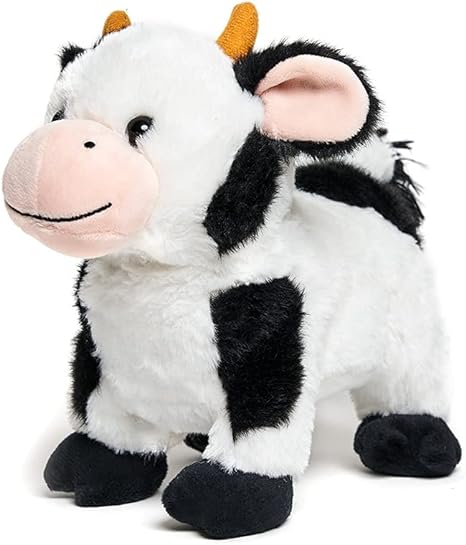 Photo 1 of Cuddle Barn - Barnyard Buddies Cow | Animated Singing Cow Plush Stuffed Animal | Walks and Wags Tail to Old Macdonald,