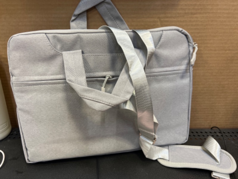 Photo 2 of AKbik Laptop Bag 15.6 Inch Laptop Briefcase for Men Shoulder Messenger Bag Laptop Sleeve Case, Computer Bag for Work Business