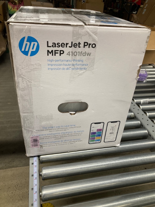 Photo 1 of HP LaserJet Pro MFP 4101fdw Wireless Black & White Printer with Fax