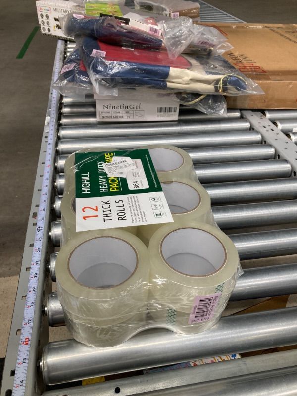 Photo 2 of Heavy Duty Packing Tape Thicker Clear Packing Tape for Shipping Packaging Moving Sealing 12 Rolls, Total 864Y 2.5mil, 1.88 inch x 72 Yards 12Pack-864Yard