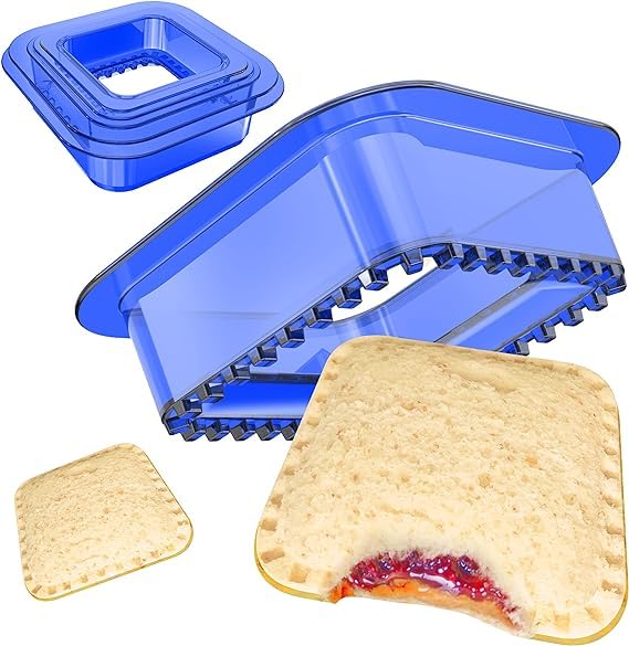 Photo 1 of *** BUNDLE X 2 *** 5pc. Pocket Sandwich Cutter, Sealer and Crust Remover. Make Lunch Great Again. Handy for Adults. Sandwich Cutters for Breakfast Pockets, PB&J Sandwiches, Grilled Cheese (Square)