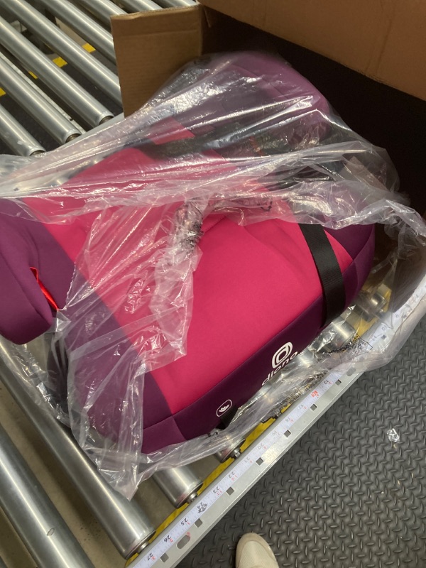 Photo 2 of Diono Solana 2 XL 2022, Dual Latch Connectors, Lightweight Backless Belt-Positioning Booster Car Seat, 8 Years 1 Booster Seat, Pink NEW! LATCH Connect Single Pink