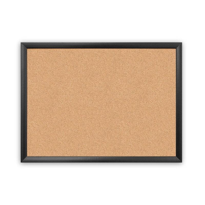 Photo 1 of UBrands Cork Bulletin Board 23 X 17 Inches Black Wood Frame