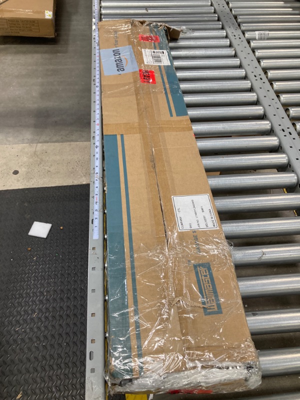 Photo 1 of Wallmaster Garage Overhead Storage Rack, Ceiling Bin Organization System With Adjustable Rails, Heavy Duty Metal Overhead Bin Rack Holds Up to 10 Tote Bins Black 2Pack