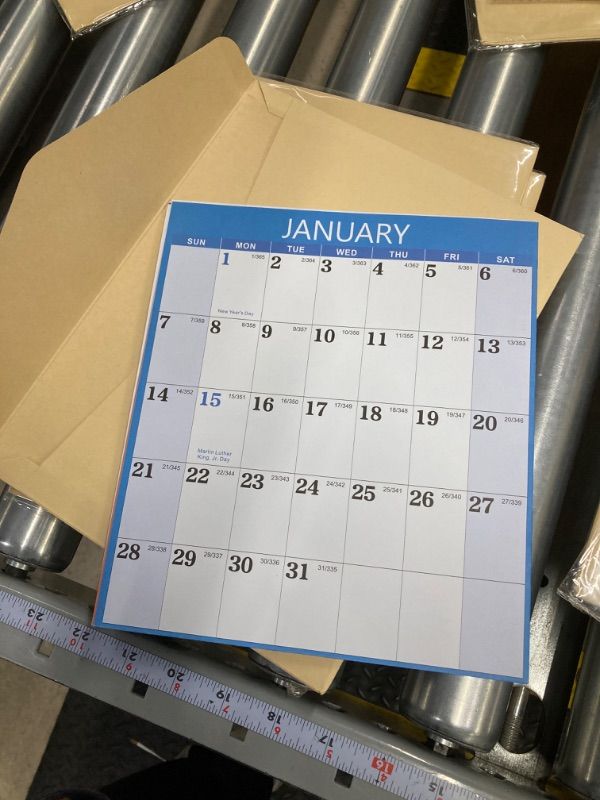 Photo 1 of 2024 Yearly Wall Calendar - 2024 Wall Calendar, Yearly Wall Calendar 2024 with Thick Paper, January 2024 - December 2024, 34.8" x 23", X Large - Colorful 2024 Yearly Wall Calendar-Colorful 3 PACK