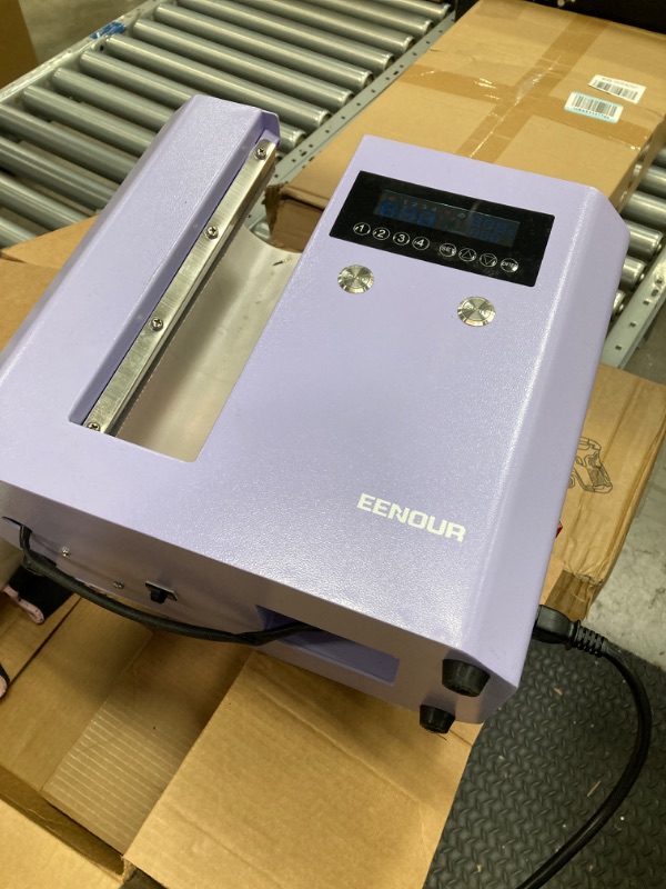 Photo 1 of EENOUR Auto Tumbler Heat Press Machine - Seamless Automatic Rotation Full Print Heat Press with Pressure Setting, 4 Memory Modes, Even Heating for 11-32oz Sublimation Tumblers, Mug, Glasses