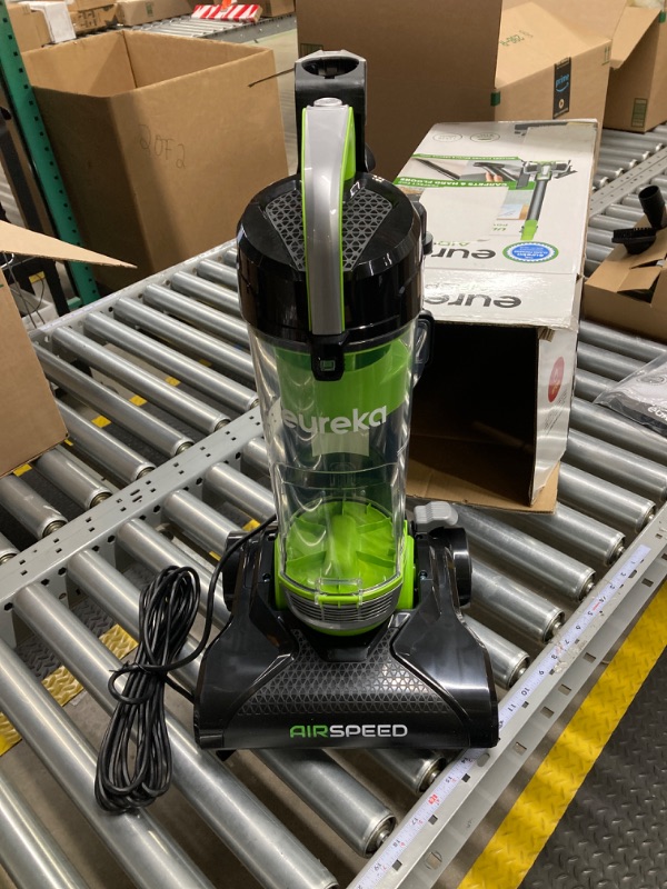 Photo 2 of Eureka Airspeed Ultra-Lightweight Compact Bagless Upright Vacuum Cleaner, Replacement Filter, Green AirSpeed + replacement filter