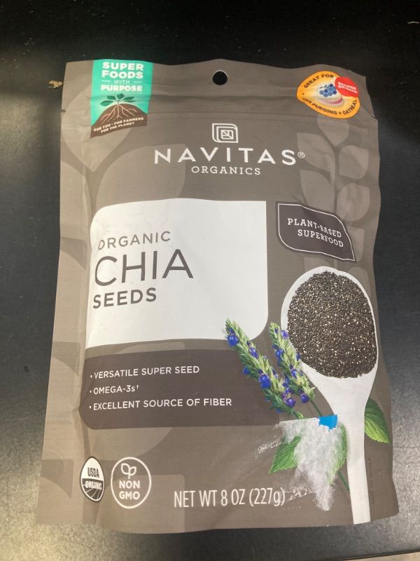 Photo 2 of Navitas Naturals Organic Chia Seeds - 8 oz bag