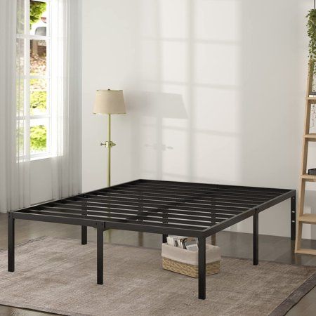 Photo 1 of Amolife Heavy-Duty Full-Size Metal Platform Bed Frame with 16.5 Large Under Bed Storage Space