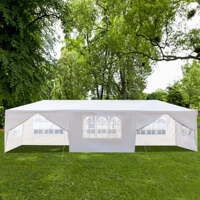 Photo 1 of Ktaxon 10 X 30 Canopy Tent with 8 Side Walls for Party Wedding Camping and BBQ