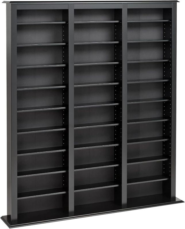 Photo 1 of ***ONLY BOX ONE OF TWO***   Prepac Triple Width Barrister Tower, Black
