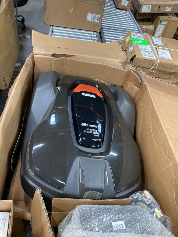 Photo 2 of Husqvarna Automower 430X Robotic Lawn Mower with GPS Assisted Navigation, Automatic Lawn Mower with Self Installation and Ultra-Quiet Smart Mowing Technology for Medium to Large Yards (0.8 Acre)