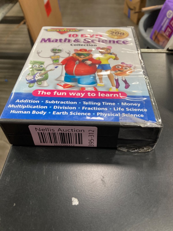 Photo 2 of 10 DVD Math and Science Collection by Rock 'N Learn (Addition and Subtraction