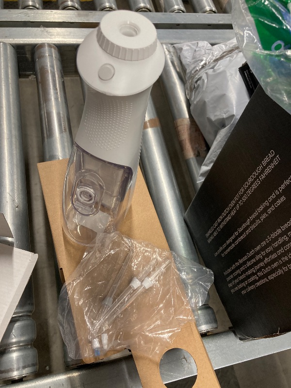 Photo 1 of ***CHARGER MISSING***Waterpik Cordless Advanced 2.0 Water Flosser For Teeth, Gums, Braces, Dental Care With Travel Bag and 4 Tips, ADA Accepted, Rechargeable, Portable, and Waterproof, Gray WP-587, Packaging May Vary***CHARGER MISSING***