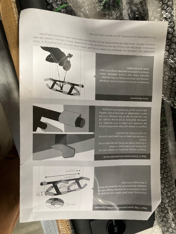 Photo 1 of **MISSING ROPES AND CLIPS***KAKICLAY 2025 Upgrade Multi-Grip Pull Up Bar with Smart Larger Hooks Technology - USA Original Patent, Designed, Shipped, Warranty**MISSING ROPES AND CLIPS***