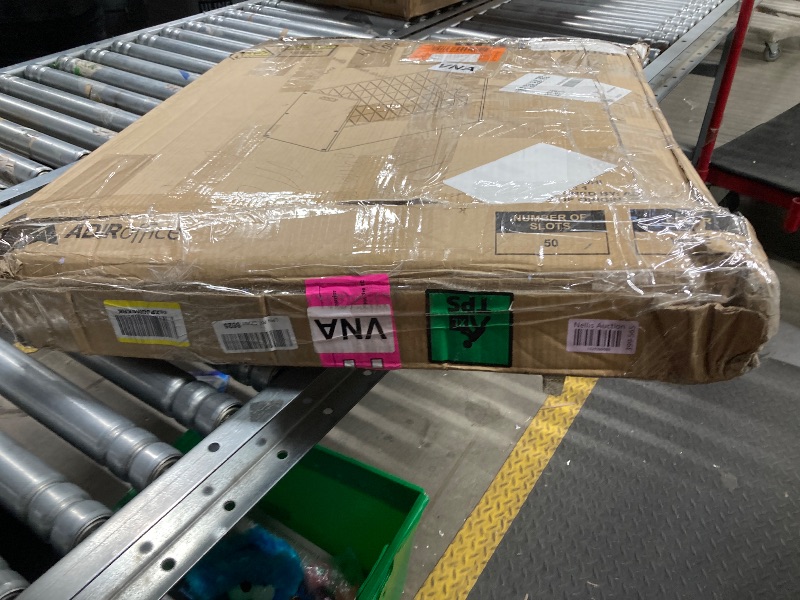 Photo 1 of ***NO INSTRUCTION MANUAL***AdirOffice Adir Blue Print Storage Organizer - Mobile Roll File Cart, Construction Plan Holders, Blueprint Cabinet with Wheels, Roll Files Storage for Office and Home (50 Slots, White)***NO INSTRUCTION MANUAL***