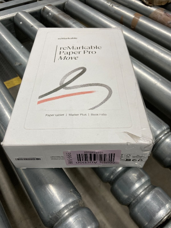 Photo 1 of **only open to checking is everything is good**reMarkable Paper Pro Move - Weave Folio Bundle | Ultraportable Color 7.3" Paper Tablet with Marker Plus Pen with Eraser, and a Book Folio Cover in Mosaic Weave – Basalt