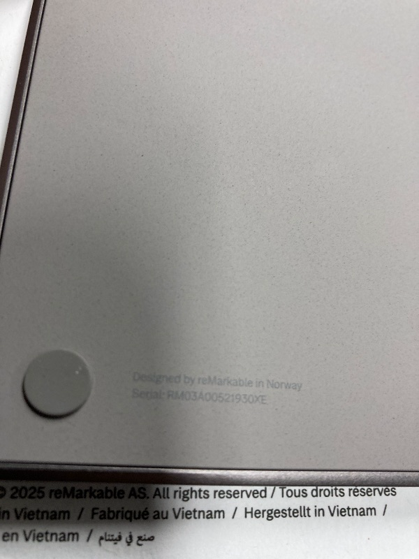 Photo 1 of **only open to checking is everything is good**reMarkable Paper Pro Move - Weave Folio Bundle | Ultraportable Color 7.3" Paper Tablet with Marker Plus Pen with Eraser, and a Book Folio Cover in Mosaic Weave – Basalt