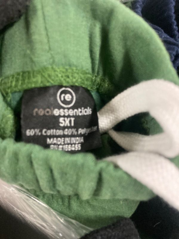 Photo 1 of ***Set 3, Pkg has 3 different sizes 5XT, 3X, XL***Real Essentials 3 Pack: Men's Tech Fleece Open Bottom Cargo Sweatpants with Pockets - Set 3, Pkg has 3 different sizes 5XT,3X,XL