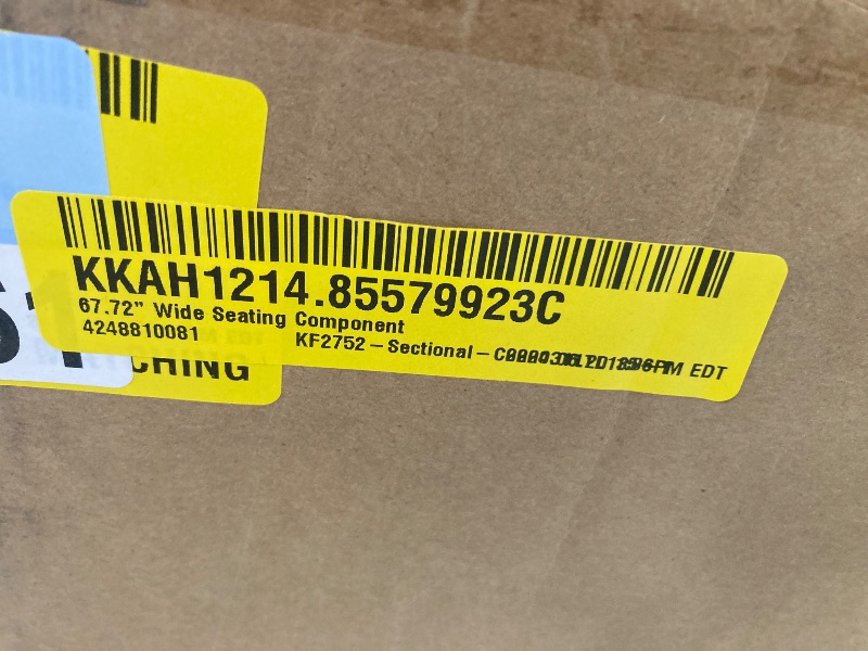 Photo 1 of **Missing Half, only one box, is possible to use, see the picture** Sectional Couch White
