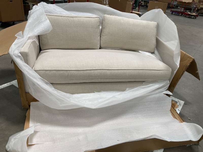 Photo 1 of **Missing Half, only one box, is possible to use, see the picture** Sectional Couch White