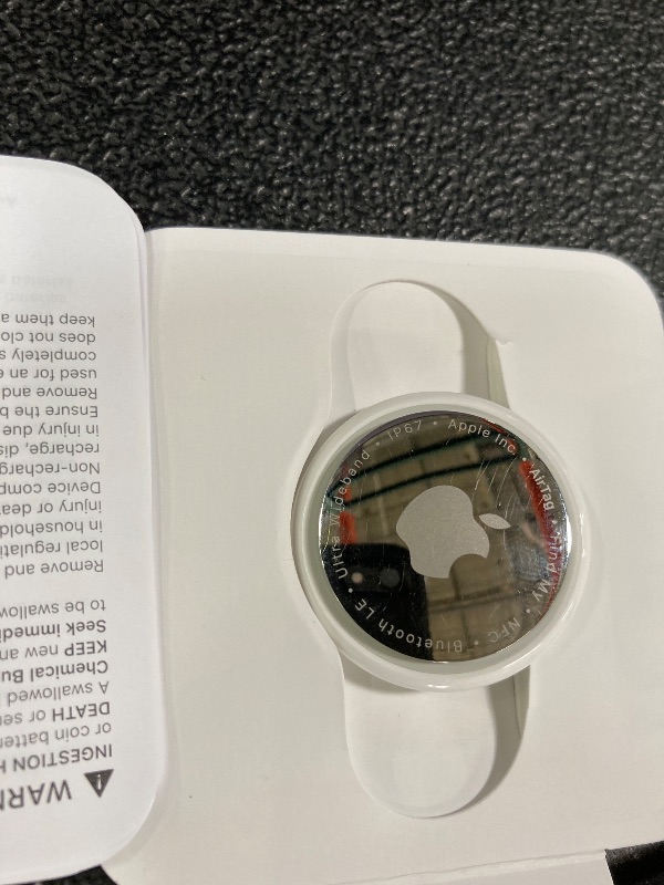 Photo 1 of ***its attached to another apple account**AirTag (2nd Generation): Tracker for Keychain, Wallet, and More; Locator with Sound; Simple One-Tap Setup with iPhone or iPad; Key Finder with up to 1.5X Precision Finding Range