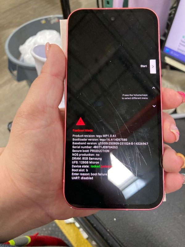 Photo 1 of **NON-FUNCTIONAL ------- with scratches on the screen**Google Pixel 9a with Gemini - Unlocked Android Smartphone with Incredible Camera and AI Photo Editing, All-Day Battery, and Powerful Security - Peony - 128 GB