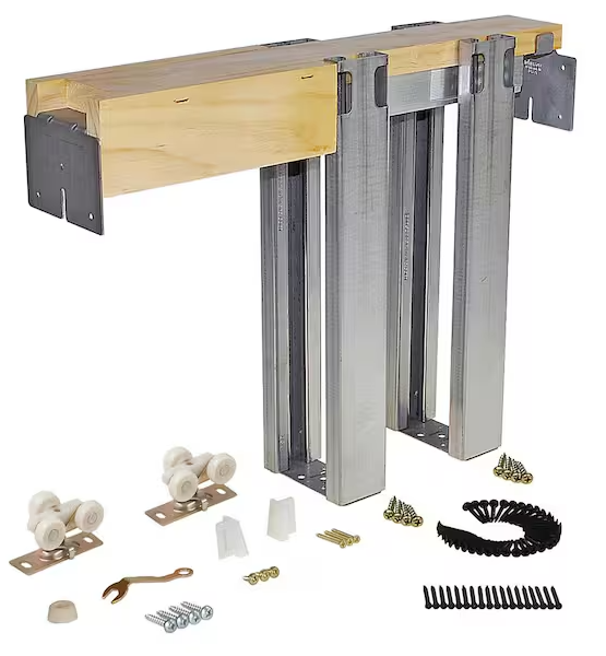 Photo 1 of 1500 Series 24 in. to 36 in. x 80 in. Universal Pocket Door Frame for 2x4 Stud Wall