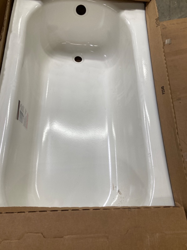 Photo 2 of Bootz Kona Bathtub Right Drain White 54'' X 30'' X 15 1/4 IN 